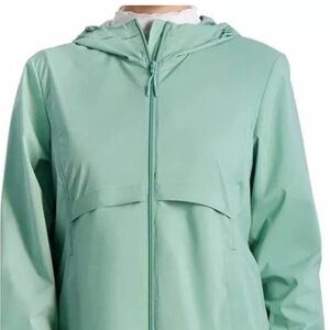 Women's Mint Green Hooded Jacket